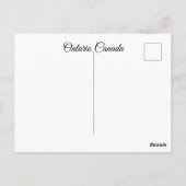 カナダ・オンタリオのカタテール ポストカード (裏面)