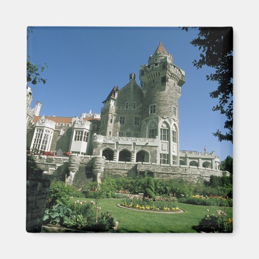 カナダ、オンタリオ、トロント。ヒストリックカーサロマ マグネット (正面)