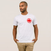 カナダ カエデの葉 Tシャツ (正面フル)