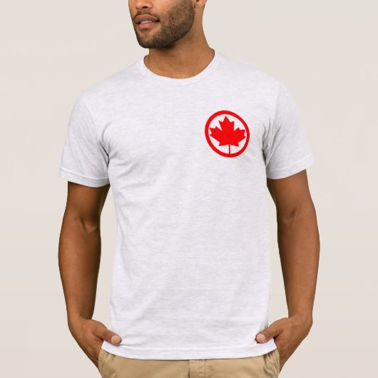 カナダ カエデの葉 Tシャツ (正面)