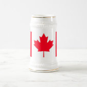 カナダ。カナダの国旗。愛国心。 ビールジョッキ (中央)