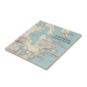 カナダ-カナダの航空便のルートの地図 タイル (側面)