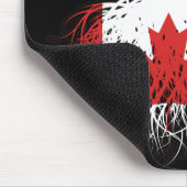 カナダ カナダ人 アメリカ人 アメリカ ツリー ルーツ 国旗 マウスパッド (コーナー)