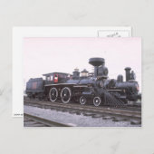 カナダ，カナダ国民党Ry 4-4-0 ポストカード (正面/裏面)