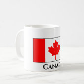 カナダ（カナダ）国旗 コーヒーマグカップ (正面左)