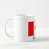 カナダ（カナダ）国旗 コーヒーマグカップ (左)