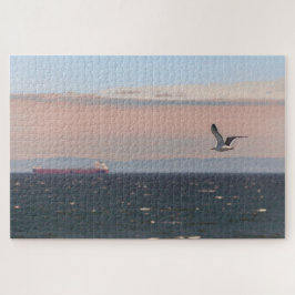 カナダ，カモメと風光明媚な水辺 ジグソーパズル