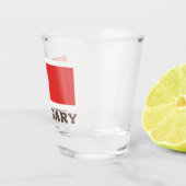 カナダ，カルガリー国旗 ショットグラス (右)