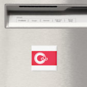 カナダ,カルガリー国旗 マグネット (インサイチュ (食洗機))