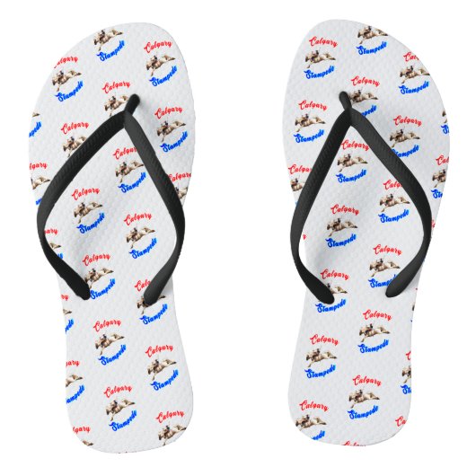 カナダ・カルガリー　馬　7月　ライダー　カルガリー・スタンピード ビーチサンダル (ソール)