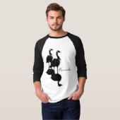 カナダ カルガ モンゴメリー アサシン レディース カナダ お土産 Tシャツ (正面フル)