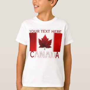 カナダ キッズTシャツ カナダ フラッグ キッズ お土産 トップス