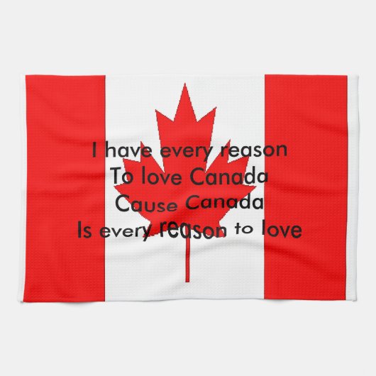 カナダ キッチンタオル (横)