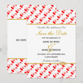 カナダ　クリスチャン特別イベント　ウェディングセレブレーション セーブザデート (正面/裏面)