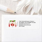 カナダ |クリスマスプリン |フェスティバルアドレス ラベル (インサイチュ)