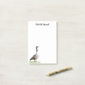 カナダ·グース·ホーキング·ノート ポストイット (デスク上)