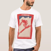 カナダ,ケベックのストーンハムスキーリゾート Tシャツ (正面)