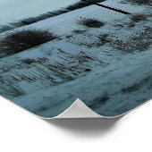 カナダ，ケベック州の農村風景 ポスター (角)