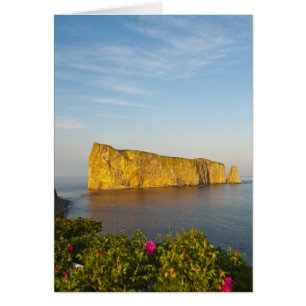 カナダ、ケベック州のRocher Perce (Perce Rock)。