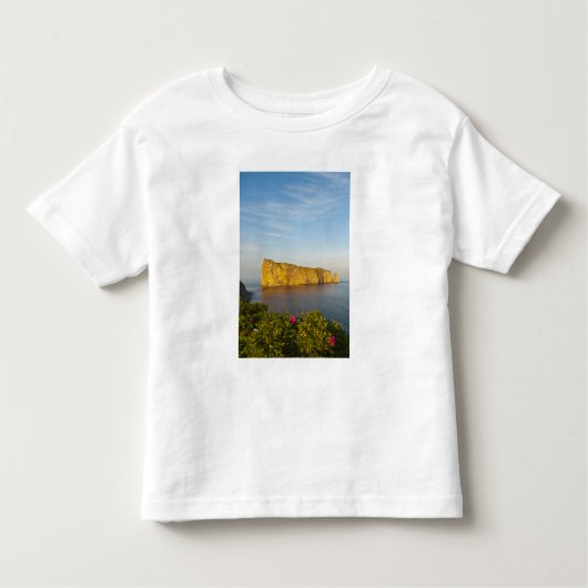 カナダ、ケベック州のRocher Perce (Perce Rock)。 トドラーTシャツ (正面)