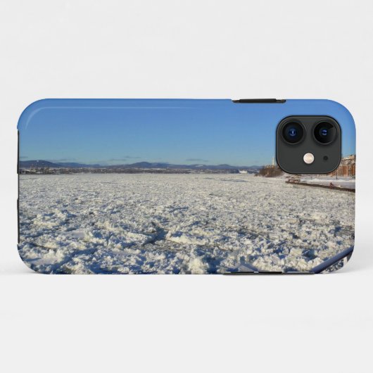 カナダ,ケベック州,冬のセントローレンス川 Case-Mate iPhoneケース (裏面(横))