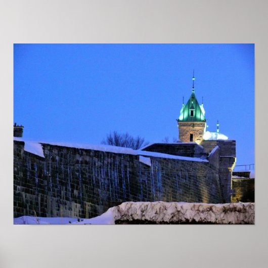 カナダ，ケベック州，冬 ポスター (正面)