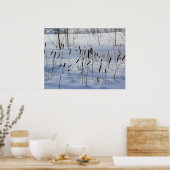 カナダ，ケベック州，冬 ポスター (キッチン)