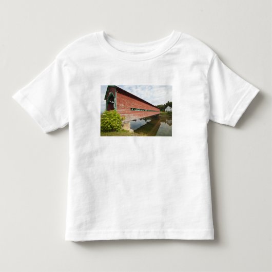 カナダ ケベック州。Galipeault 吊橋の トドラーTシャツ (正面)
