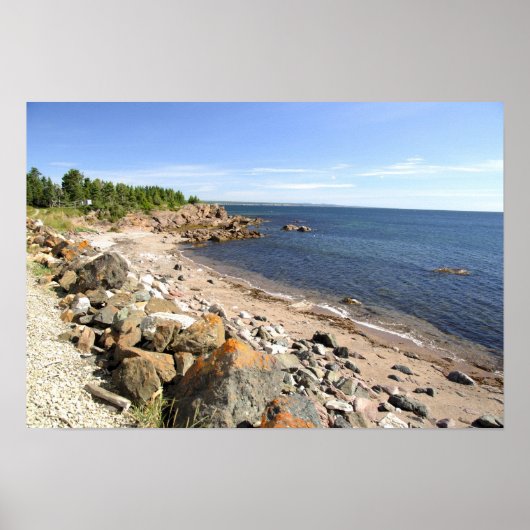 カナダ、ケベック州。VIA Rail Canada train The 2 ポスター (正面)