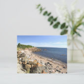 カナダ、ケベック州。VIA Rail Canada train The 2 ポストカード (スタンド正面)