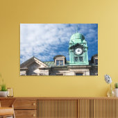 カナダ、ケベック、ケベック市。港務局 キャンバスプリント (インサイチュ (リビング))