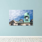 カナダ、ケベック、ケベック市。港務局 キャンバスプリント (インサイチュ (ウッドフロア))