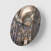 カナダ，ケベック，サンテ・アン・デ・ボープレ大聖堂 ラウンド壁時計 (傾斜)