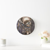 カナダ，ケベック，サンテ・アン・デ・ボープレ大聖堂 ラウンド壁時計 (ホーム)