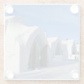 カナダ,ケベック,ホテルデグラス ガラスコースター (裏面)