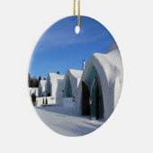 カナダ,ケベック,ホテルデグラス セラミックオーナメント (右)