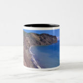 カナダ、ケベック、マグダレン諸島、キャップオーライ2 ツートーンマグカップ (中央)