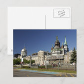 カナダ、ケベック、モントリオール。オールドモントリオール ポストカード (正面/裏面)