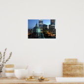 カナダ、ケベック、モントリオール。ダウンタウンモントリオール ポスター (キッチン)