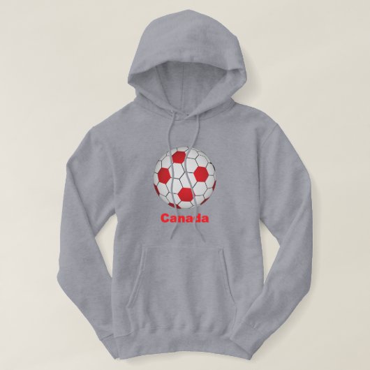 カナダ サッカー パーカ (デザイン正面)