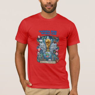 カナダ サッカー ワールドカップ 2026 記念Tシャツ Tシャツ
