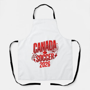 カナダ サッカー 2026 サッカー 太字 国名 タイポグラフィ エプロン