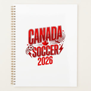 カナダ サッカー 2026 サッカー 太字 国 タイポグラフィ プランナー手帳