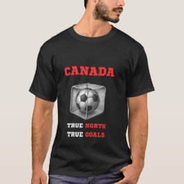 カナダ サッカー 2026 - フローズン・ボール・トゥルー・ノース Tee Tシャツ