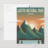 カナダ ジャスパー国立公園 旅行 ポストカード (正面/裏面)