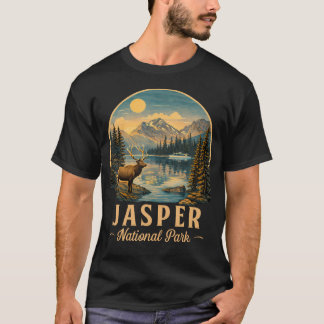 カナダ ジャスパー国立公園 旅行 自然 Tシャツ