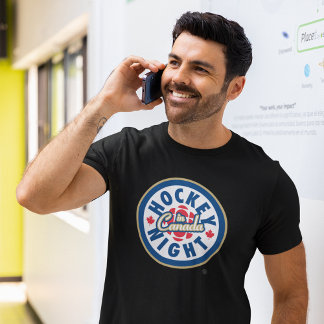 カナダ・ジャージーのホッケー素晴らしナイト Tシャツ