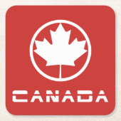 カナダ スクエアペーパーコースター (正面)