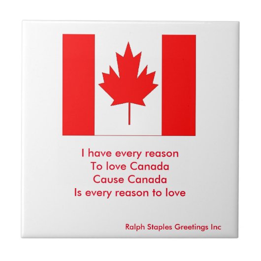 カナダ タイル (正面)