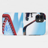 カナダ・チーム・ホッケー選手 Case-Mate iPhoneケース (裏面(横))